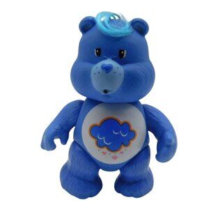 American Greetings Care Bears Grumpy Bear Poseable Figure Blue 1983 Vintage